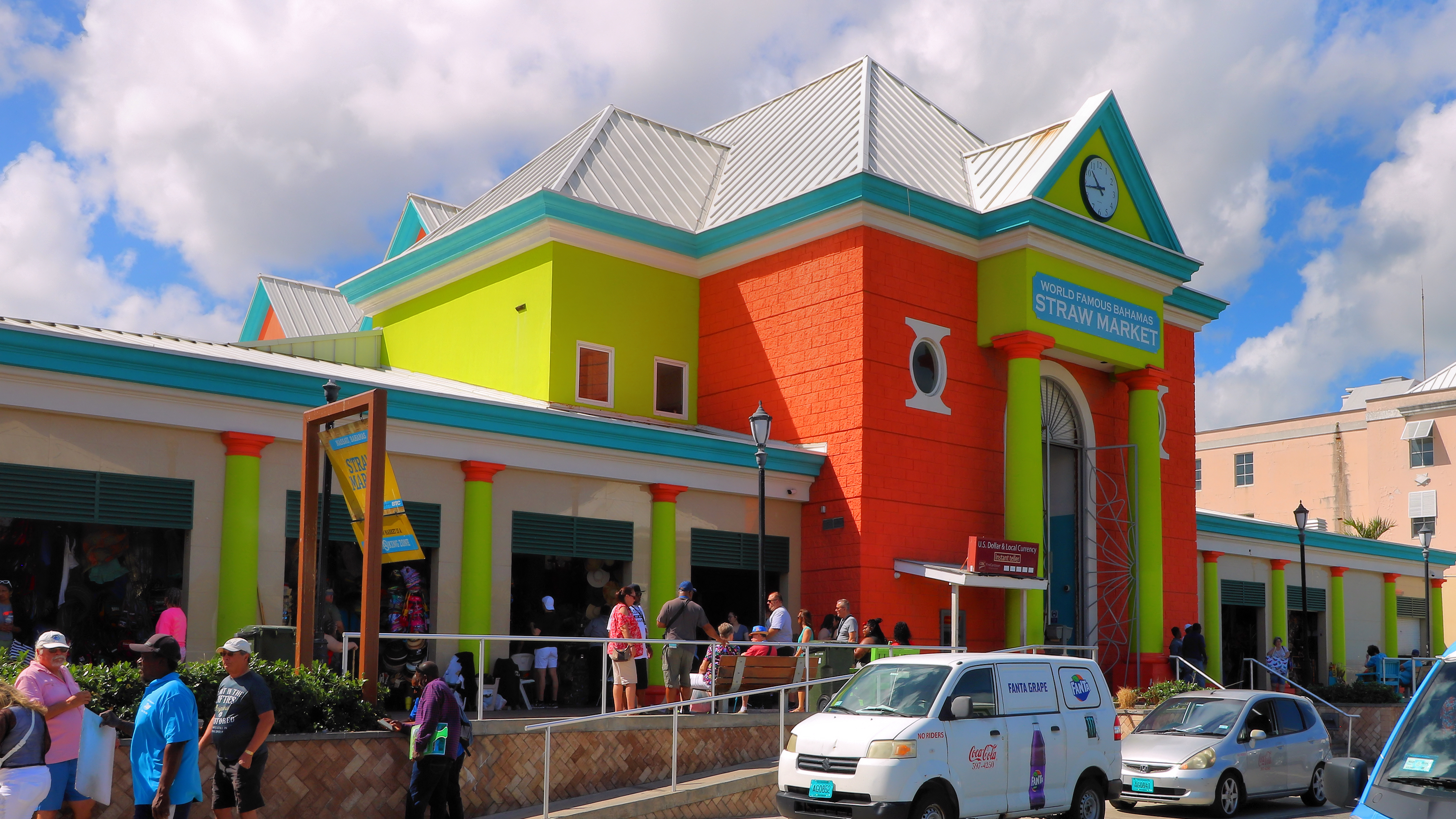 Straw Market in downtown Nassau for food and culture planning context